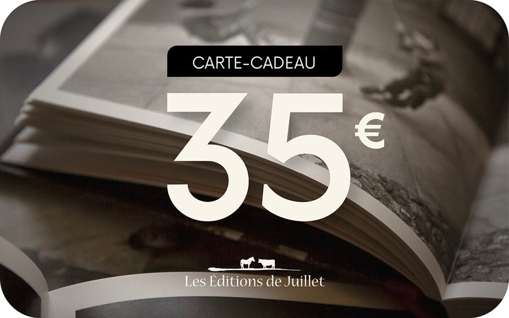 e-carte cadeau 35 € - Les Editions de Juillet